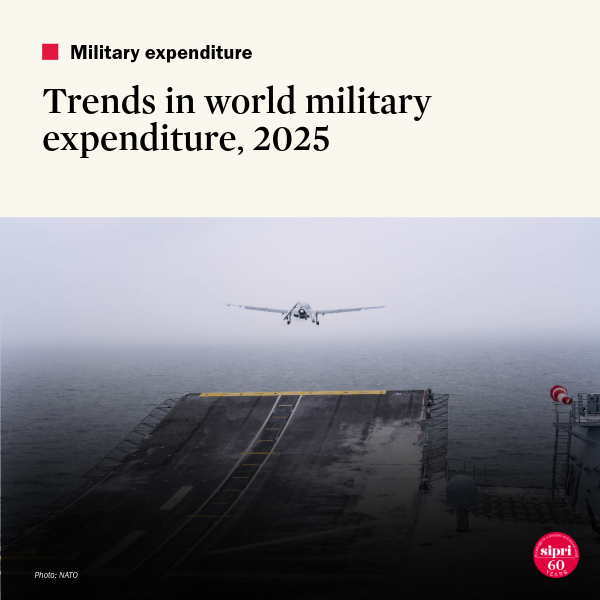 Trends in World Military Expenditure, 2025