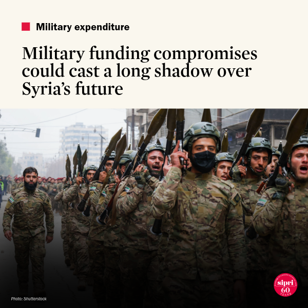 Military funding compromises could cast a long shadow over Syria’s future