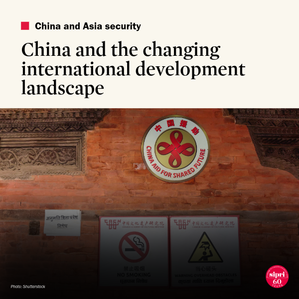 China and the Changing International Development Landscape