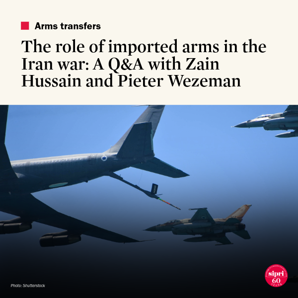 The role of imported arms in the Iran war: A Q&A with Zain Hussain and Pieter Wezeman